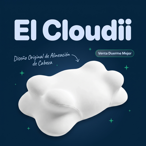 Cloudii™ — Almohada Cervical de Doble Altura