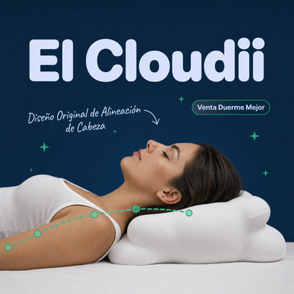 Cloudii™ — Almohada Cervical de Doble Altura